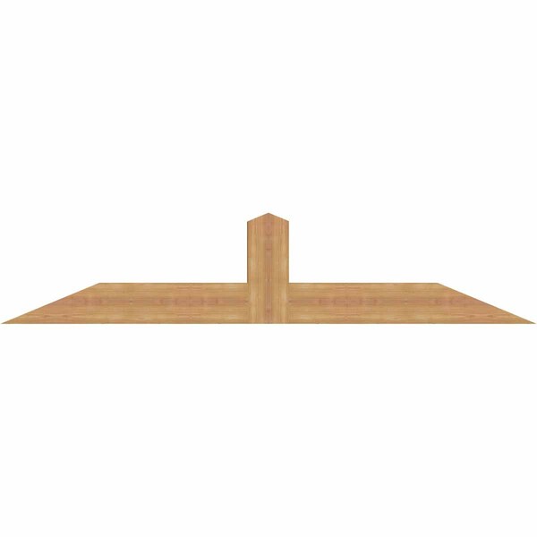 Ekena Millwork Portland Smooth Timber Gable Bracket, Western Red Cedar, 72"W x 15"H x 3 1/2"D x 5 1/2"F, 5/12 Pitch GBW072X15X0406POR00SWR - main